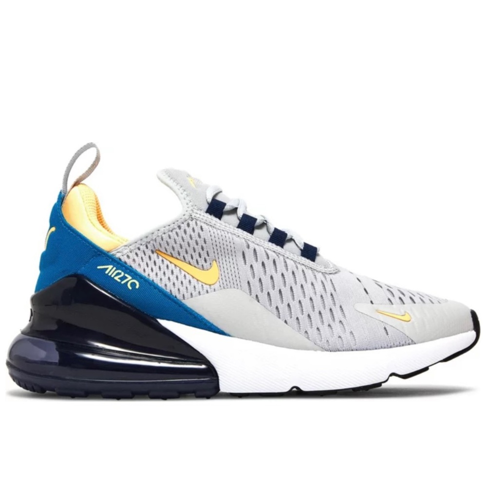 Nike Air Max 270 GS 'Grey Fog Midnight Navy' Youth Shoes Sneakers